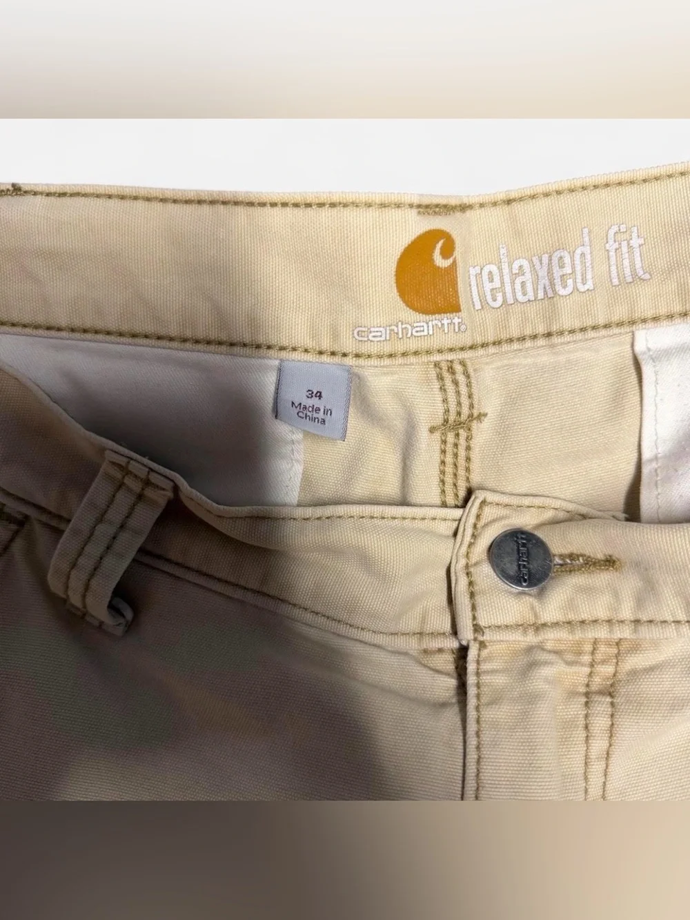 Carhartt Men's Tan Cargo Work Shorts